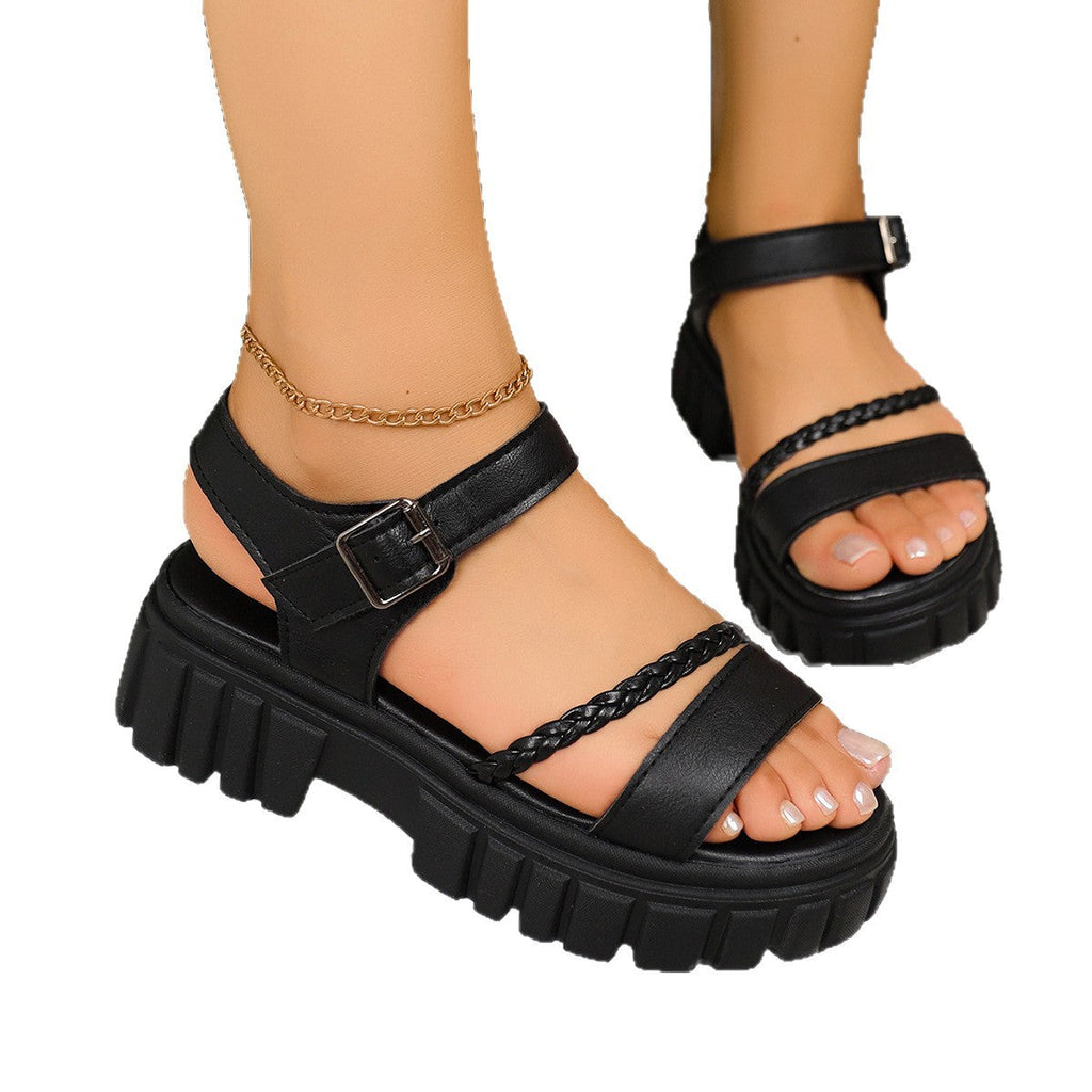 Damen Plattform Sandalen