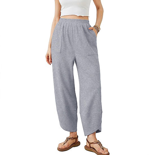 Damen Culotte-Hose mit elastischem Bund und aufgesetzten Taschen Shop Nory