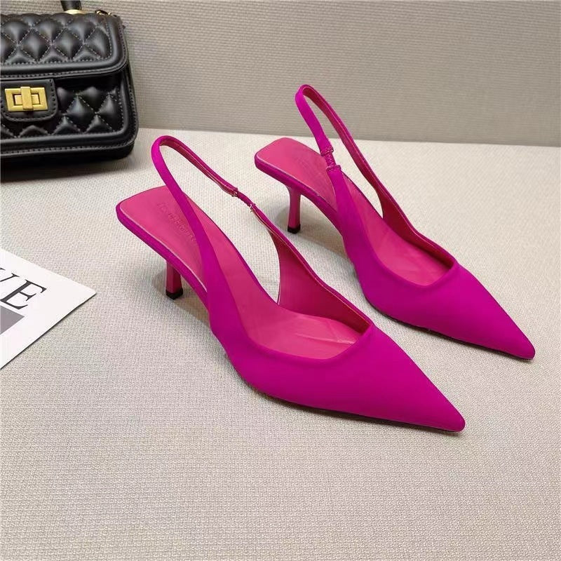 Damen Slingback-Pumps mit spitzem Zehenbereich und elegantem Design Shopnory