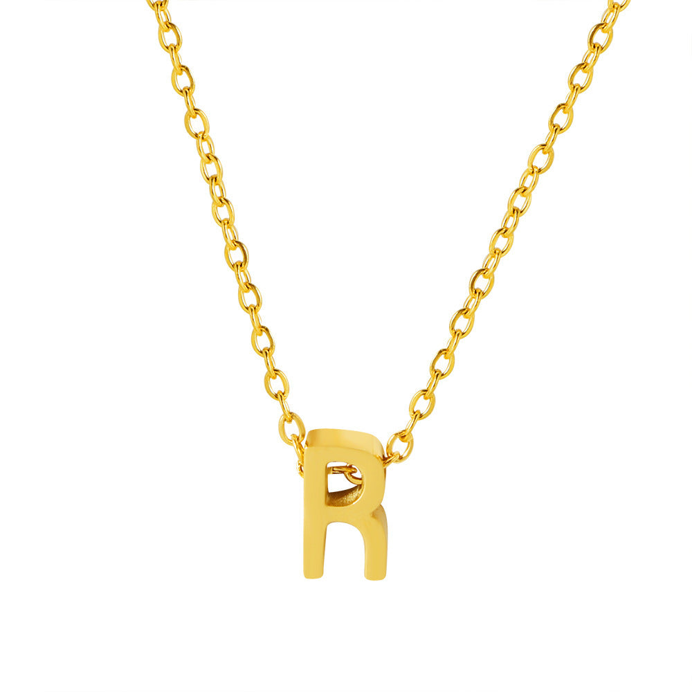 Damen personalisierte Initial Anhänger Halskette Shop Nory