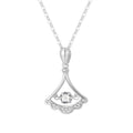 Damen Halskette mit kunstvollem Anhänger und funkelnden Swarovski-Kristallen Shop Nory