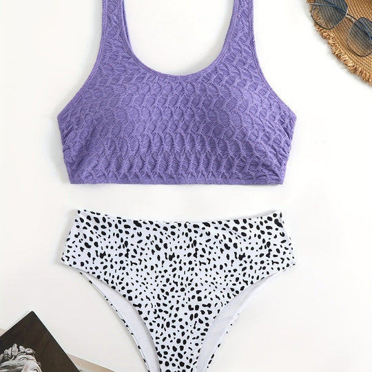 Damen Sportliches Bikini-Set mit elastischen Trägern