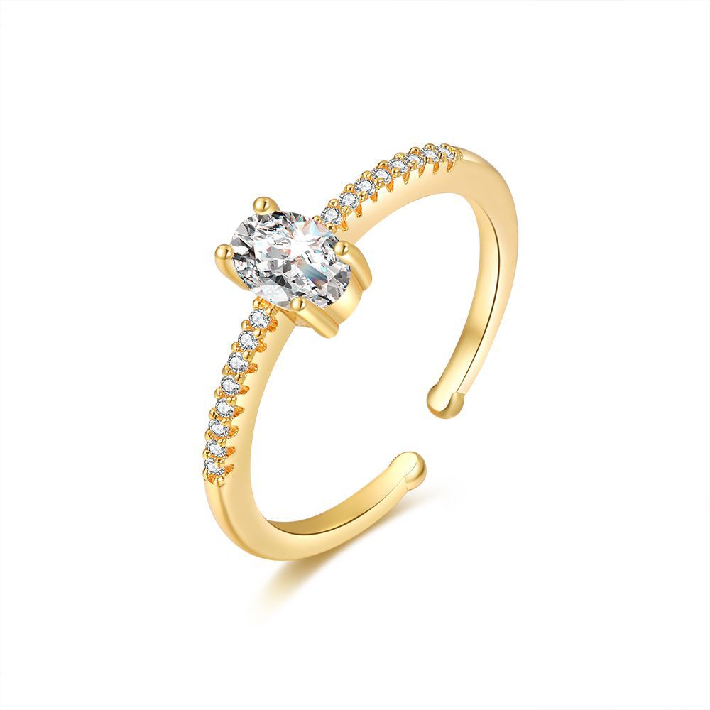 Damen eleganter offener Ring mit Zirkonia Shop Nory