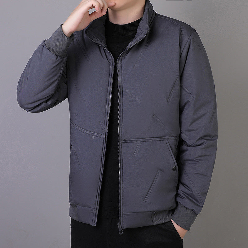 Herren Technische Kurzjacke im Urban-Bomberstil mit Stehkragen und verdeckten Taschen Shop Nory