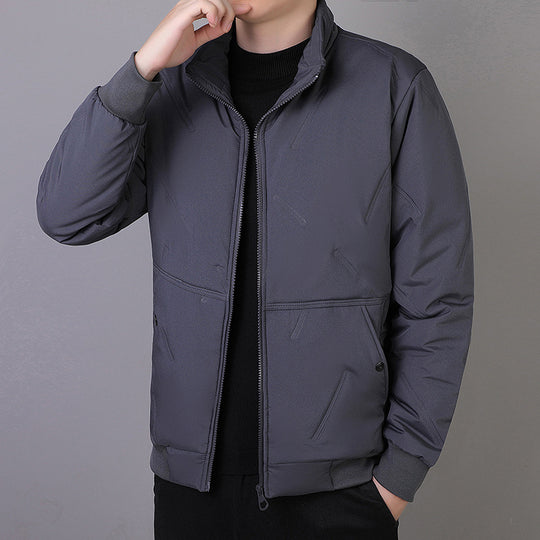 Herren Technische Kurzjacke im Urban-Bomberstil mit Stehkragen und verdeckten Taschen Shop Nory