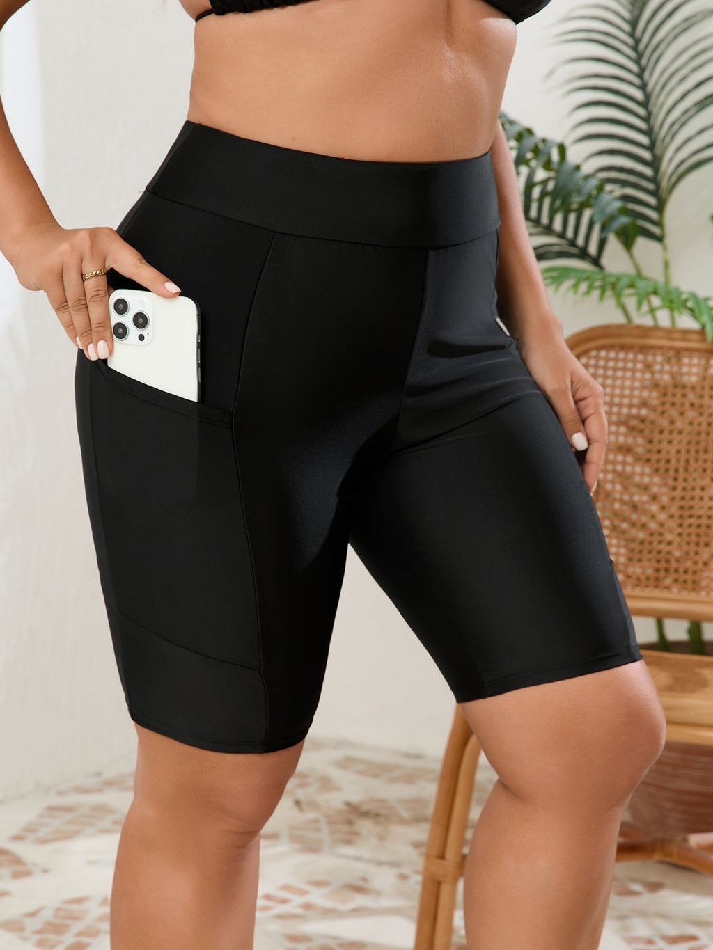 Damen Sportliche Radlerhose