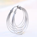 Damen Creolen im eleganten Drahtdesign Shop Nory