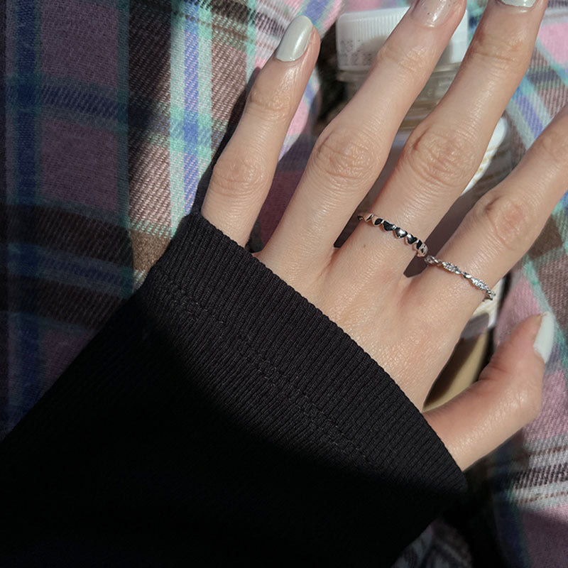 Damen Zarter Zirkonia Ring mit funkelnden Akzenten Shop Nory