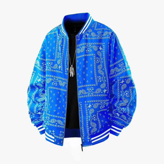 Herren Coole Bomberjacke mit Paisleymuster Shop Nory