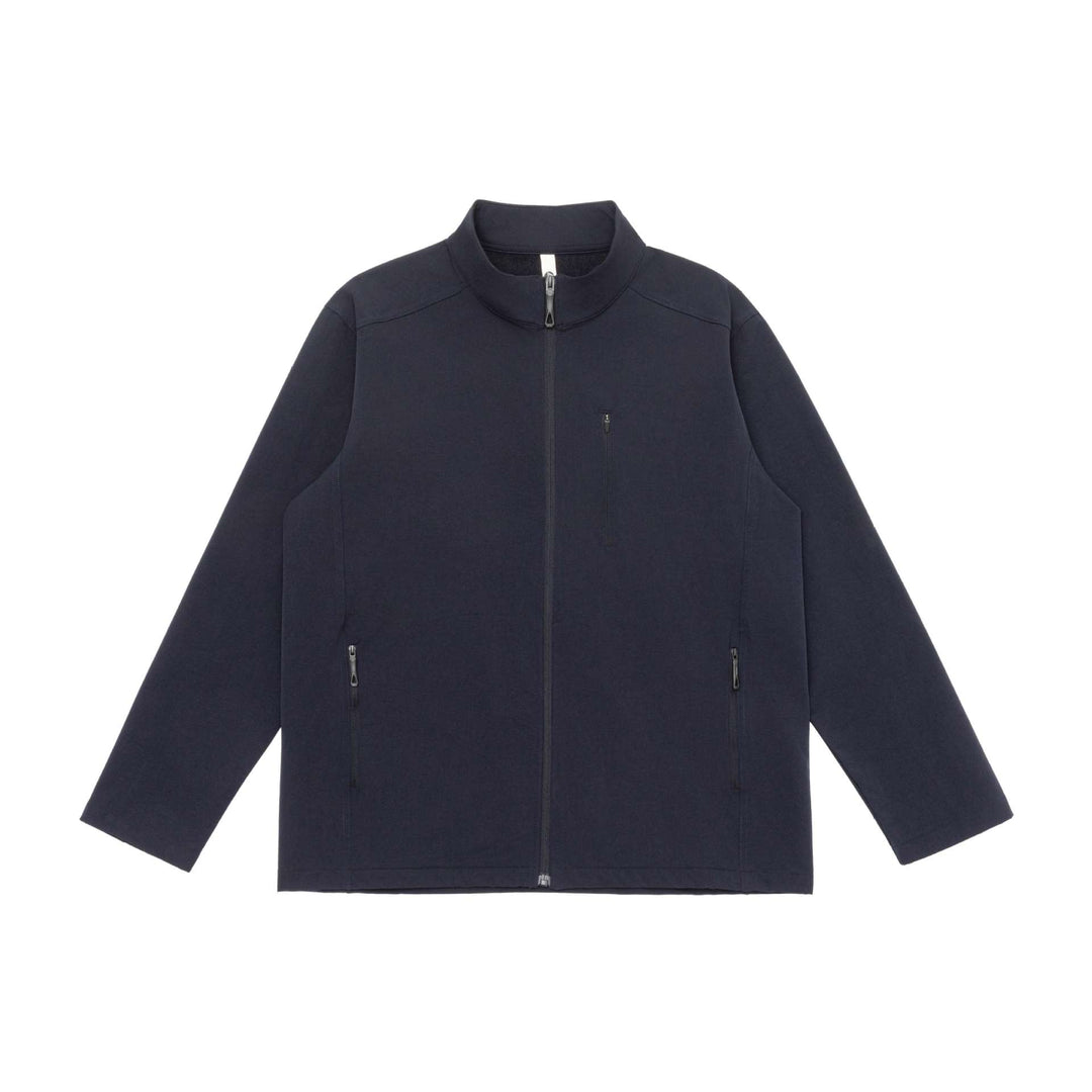 Unisex Leichte Softshell Jacke mit Stehkragen und Reißverschlusstaschen Shop Nory