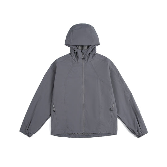 Damen leichte Windjacke mit Kapuze, verstellbarem Saum und wasserabweisender Funktion Shop Nory