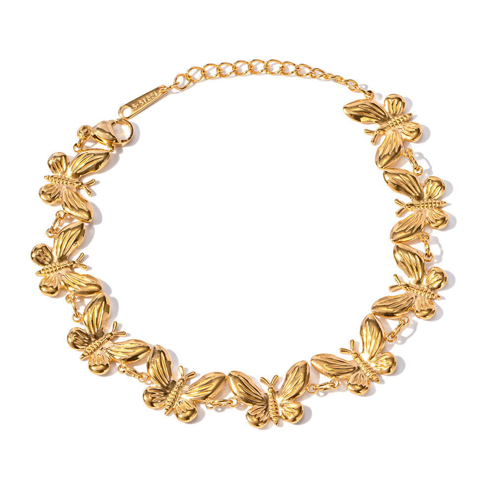 Damen Armband mit filigranen Schmetterlingsmotiven Shop Nory