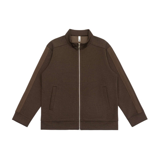 Herren Sweatjacke mit Stehkragen, durchgehendem Reißverschluss und kontrastierten Ärmeleinsätzen Shop Nory