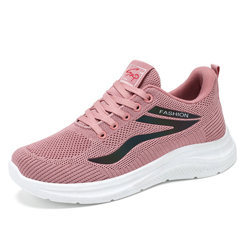 Damen nan ultraleichter Strick-Fitness-Sneaker mit nahtlosem Atmungsnetz, stoßdämpfender EVA-Wabenlaufsohle und verstärkter Zehenkappe Shop Nory