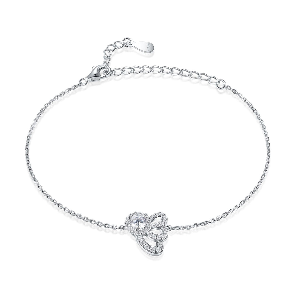 Damen exquisites Armband mit funkelndem Zirkonia-Besatz und kunstvollem Design Shop Nory