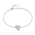 Damen exquisites Armband mit funkelndem Zirkonia-Besatz und kunstvollem Design Shop Nory