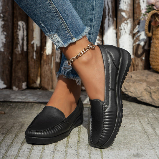 Damen Komfortable Slip-On Mokassins