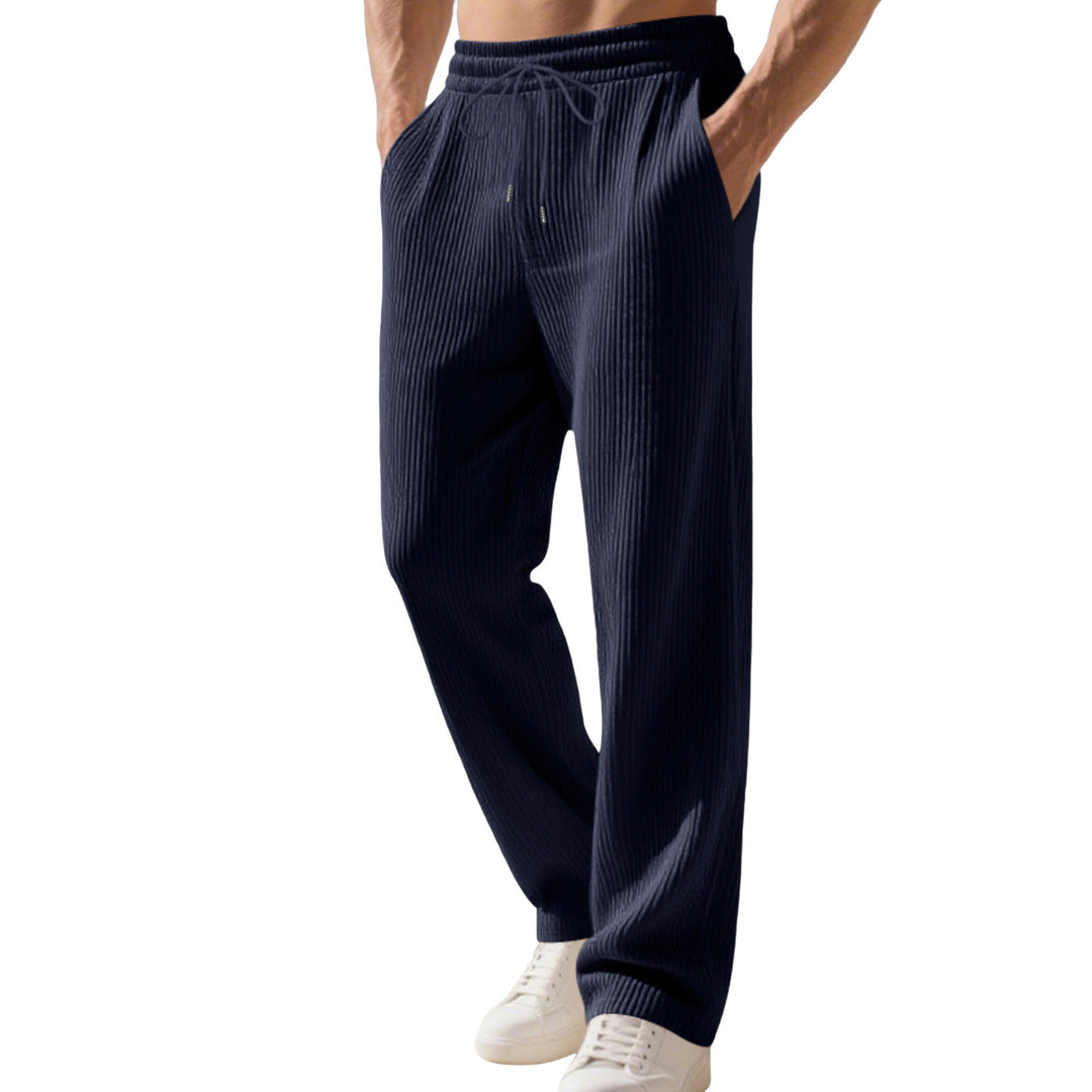 Herren Relaxed-Fit Strick-Jogginghose mit feiner Rippstruktur Shop Nory