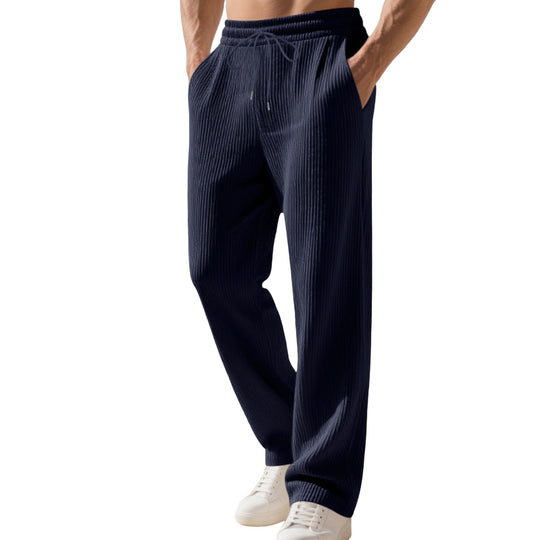 Herren Relaxed-Fit Strick-Jogginghose mit feiner Rippstruktur Shop Nory