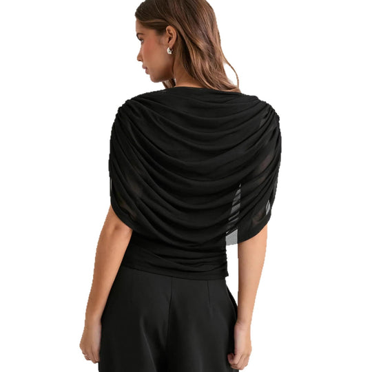 Damen stilvolles Drapiertop