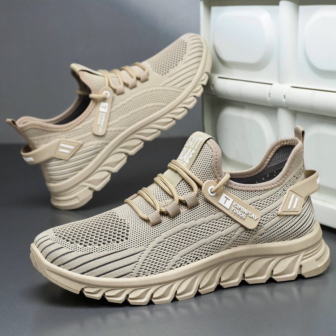 Herren nan atmungsaktiver Strick-Chunky-Sneaker mit elastischem Einstieg, stabiler Dämpfungssohle und Zuglasche Shop Nory