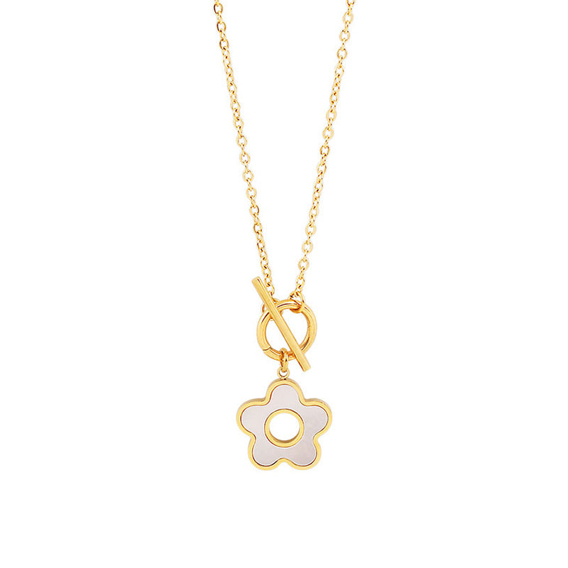 Frauen Blumen Charm Anhänger Halskette Shop Nory