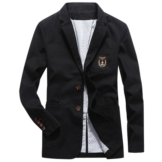 Herren legeres Baumwoll-Sakko im Worker-Style mit Brustpatch und aufgesetzten Taschen Shop Nory