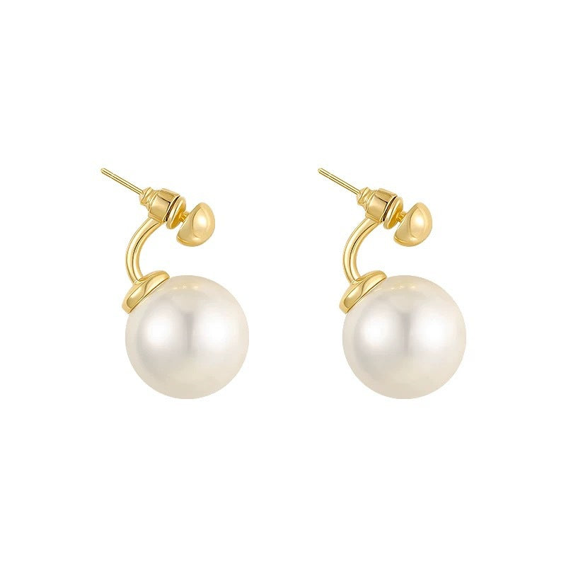 Damen Ohrstecker mit elegantem Perlenanhänger und luxuriösen Akzenten Shop Nory