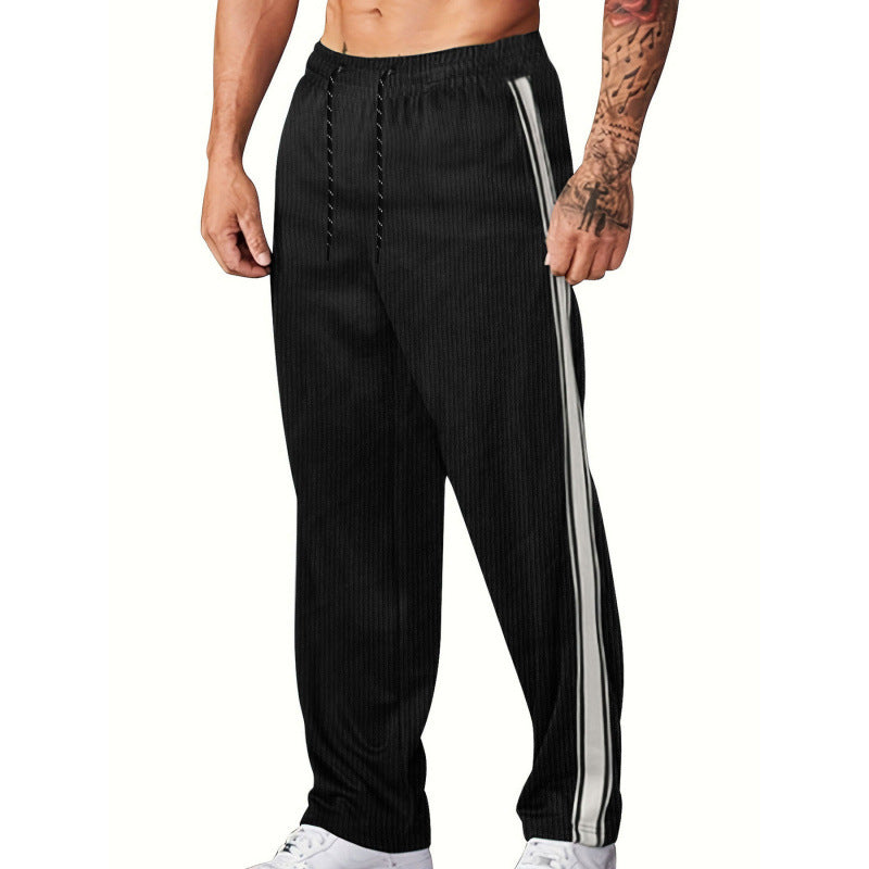Herren Sportliche Freizeithose mit seitlichen Streifen