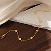 Damen elegante Fußkette mit funkelnden Details Shop Nory