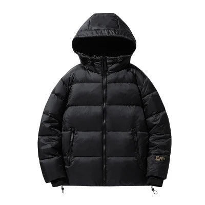 Unisex Wattierte Kapuzenjacke mit Thermo-Isolierung und verstellbarem Saum Shop Nory