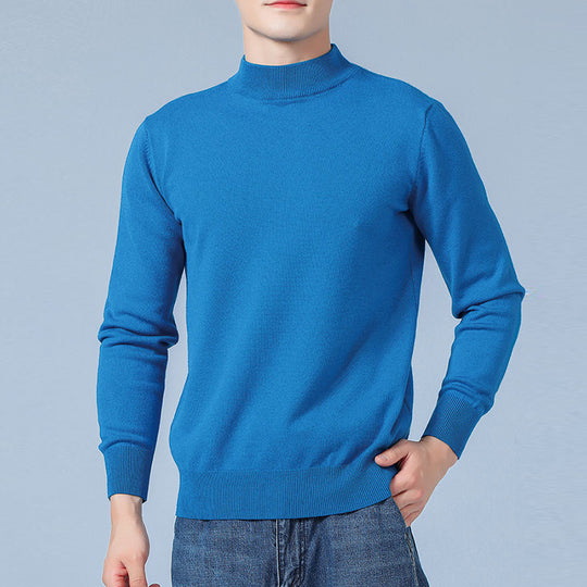 Herren Feiner Mockneck-Pullover aus hochwertigem Feinstrick mit gerippten Abschlüssen Shop Nory
