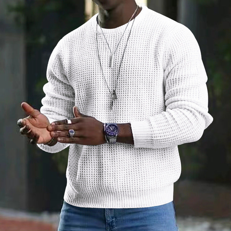 Herren Strukturierter Pullover