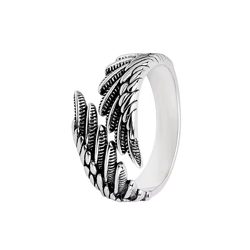 Damenring mit filigranem Blattdesign Shop Nory