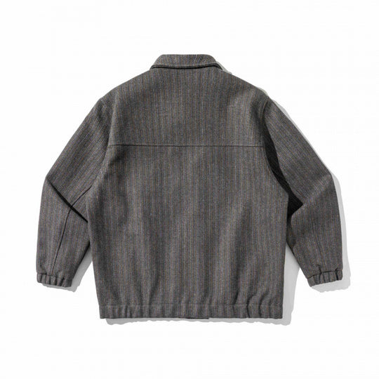 Herren Kastenförmige Overshirt‑Jacke aus Wollmix mit aufgesetzter Brusttasche Shop Nory