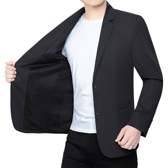 Herren Blazer schlanker Schnitt Business-Casual mit atmungsaktivem Meshfutter und Stretch Shop Nory