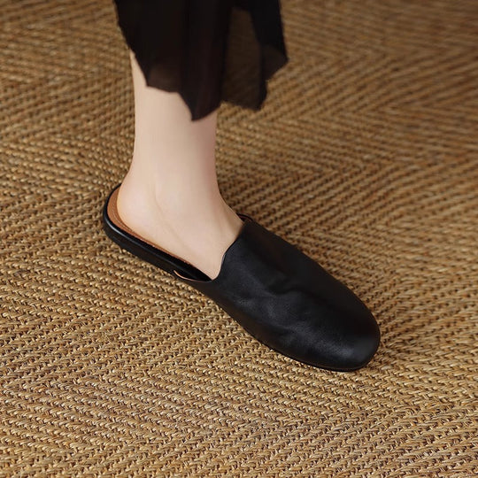 Damen Lederhausschuhe Shopnory