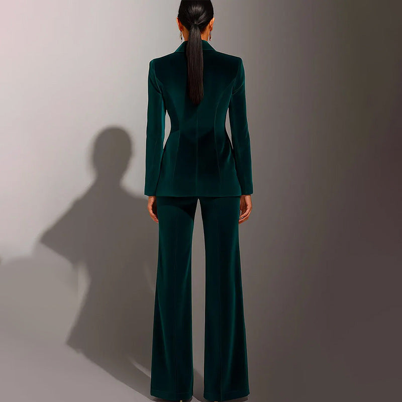 Damen Elegantes und Hochwertiges Samtanzug Shop Nory