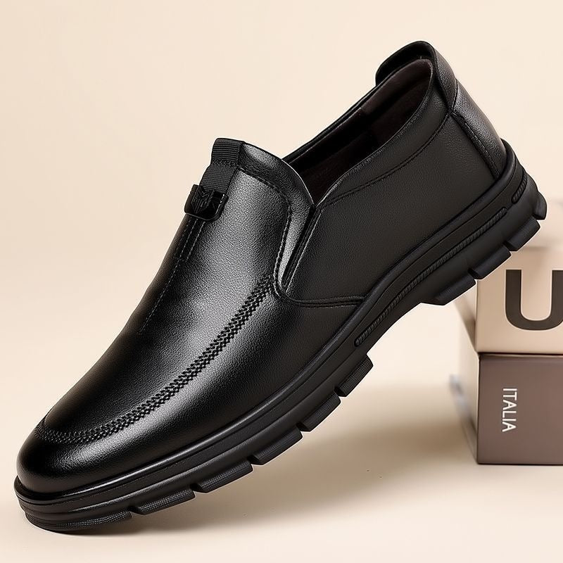 Herren Elegante Slip-On Lederschuhe mit ergonomischer Passform