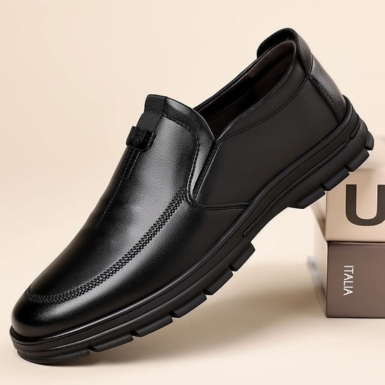 Herren Elegante Slip-On Lederschuhe mit ergonomischer Passform