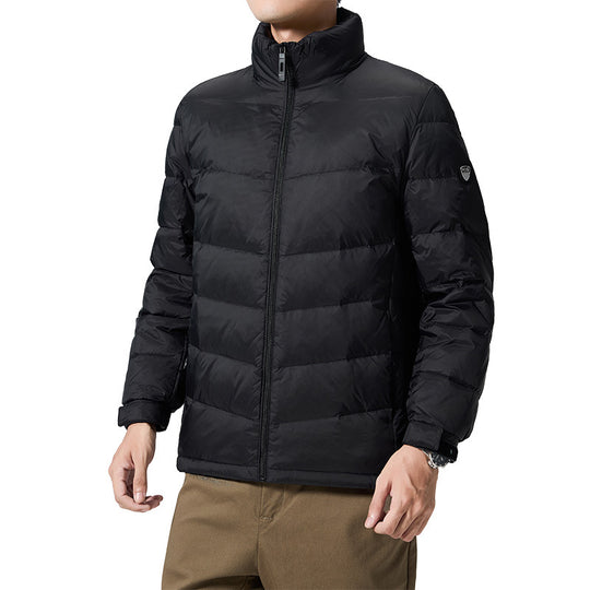 Herren Leichte gesteppte Thermojacke mit Stehkragen und winddichter Isolierung Shop Nory