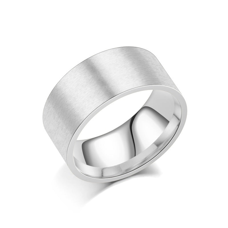 Damen Mattierter Hochwertiger Ring Shop Nory