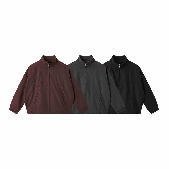 Unisex Kurz geschnittener Boxy‑Bomber mit ergonomischen Teilungsnähten und elastischen Bündchen Shop Nory