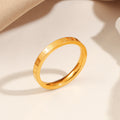 Damen Blumengravierte Goldring Shop Nory