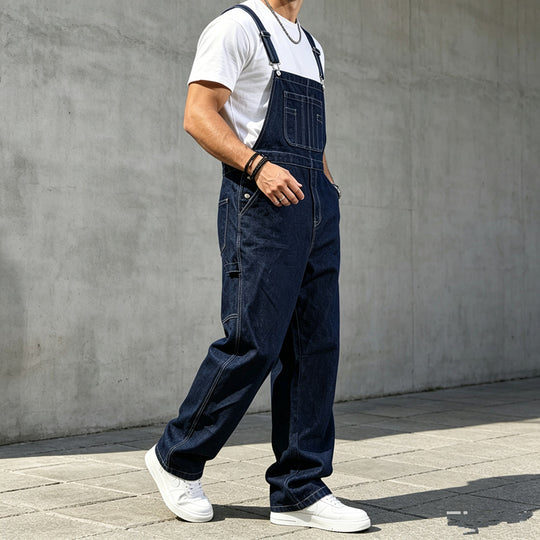 Herren Modische Denim-Latzhose Shop Nory