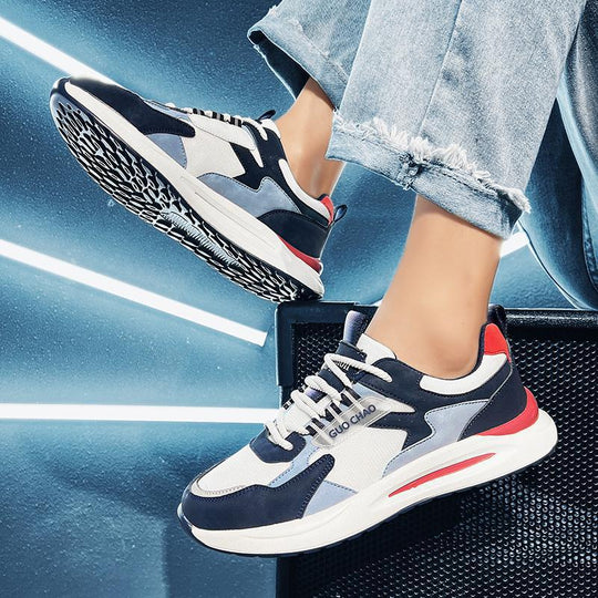 Unisex Moderne leichte Freizeit-Sneaker mit gepolstertem Komfortfußbett und atmungsaktivem Mesh-Overlay Shopy Nory