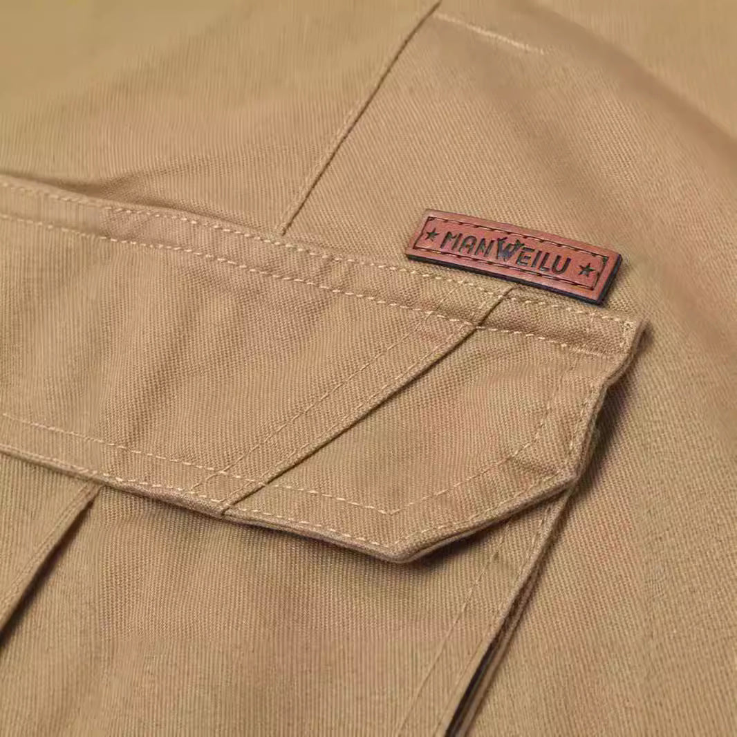 Herren Cargohose im Slim-Straight Schnitt mit Mehrfach‑Taschen und verstärkten Knien Shop Nory