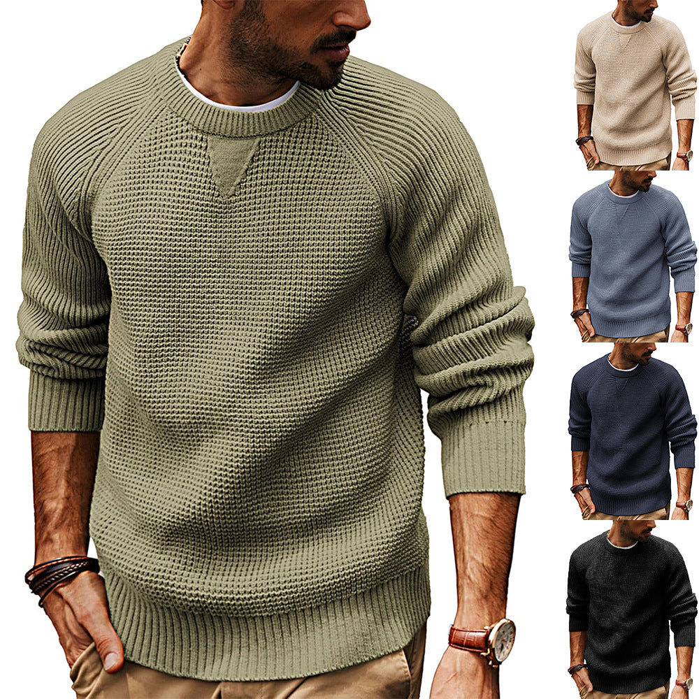Herren strukturiertes Pullover mit lässigem Schnitt