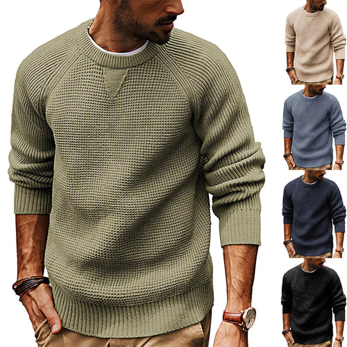 Herren strukturiertes Pullover mit lässigem Schnitt