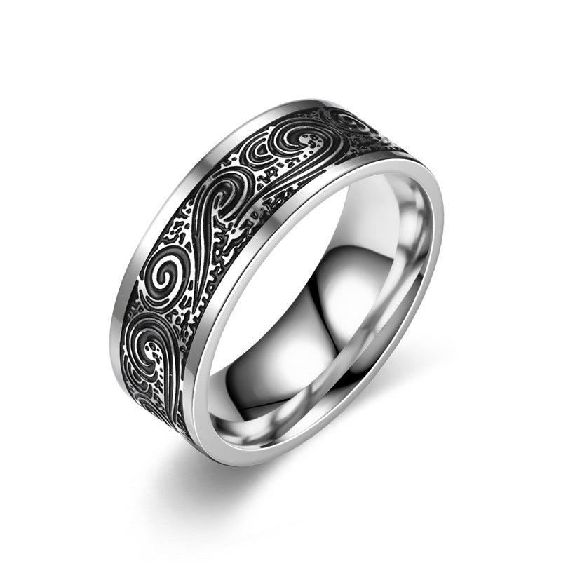 Herren Ring mit kunstvollem Ornamentdesign Shop Nory